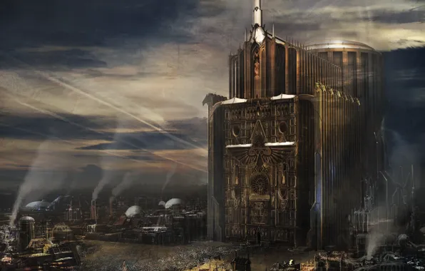 Cathedral, 000, 40k, Warhammer 40, Control Of Man, The Imperium Of Mankind, Imperium of Mankind