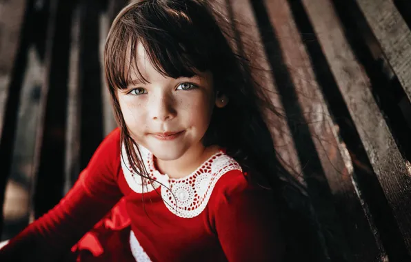 Girl, freckles, Angela, Sergey Piltnik