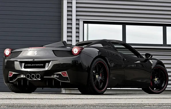 Picture background, black, tuning, Ferrari, Italy, Ferrari, supercar, 458