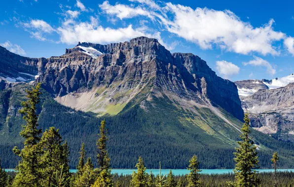 Rock, lake, photo, Canada, Lake, Banff, Parks