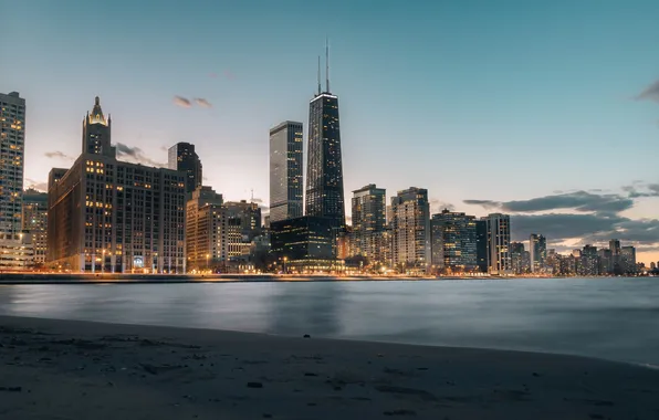 The city, USA, Chicago