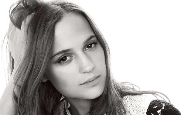 Look, face, actress, Sweden, Alicia Vikander, Alicia Vikander