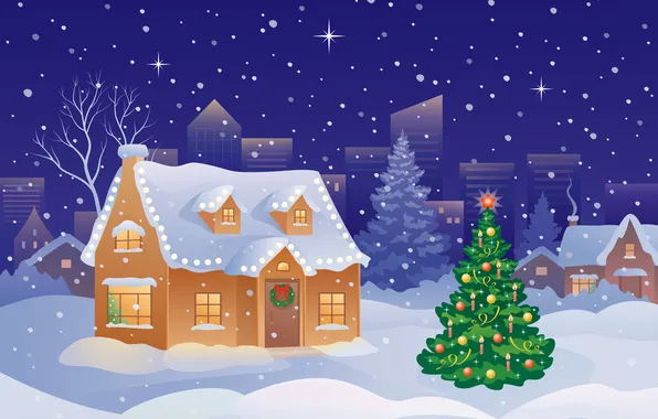 Winter, balls, snow, decoration, holiday, New Year, Christmas, snowman