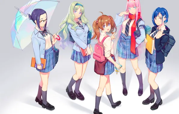 Girls, Darling In The Frankxx, Cute in France