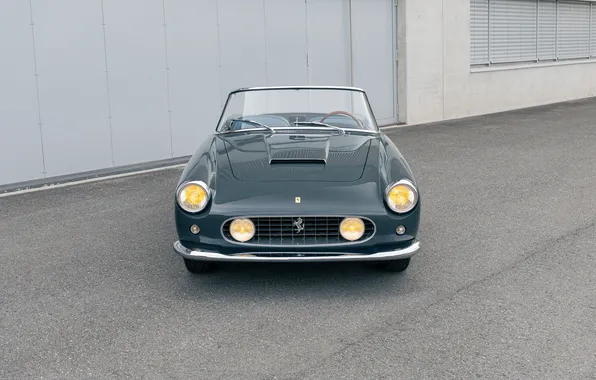Ferrari, Convertible, Ferrari, sports car, retro cars, 1962, Ferrari 250 GT Cabriolet