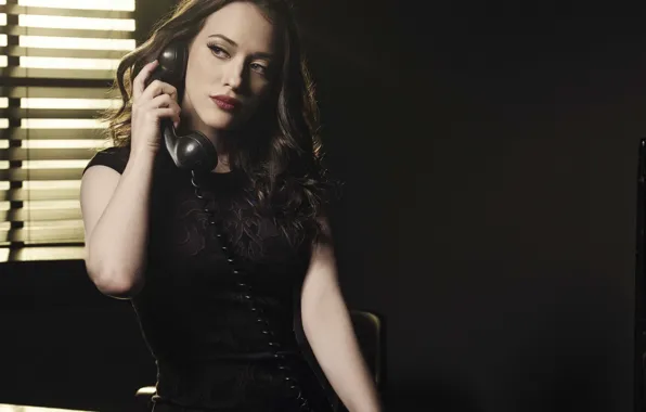 Girl, Actress, Phone, Kat Dennings, Girl, Kat Dennings