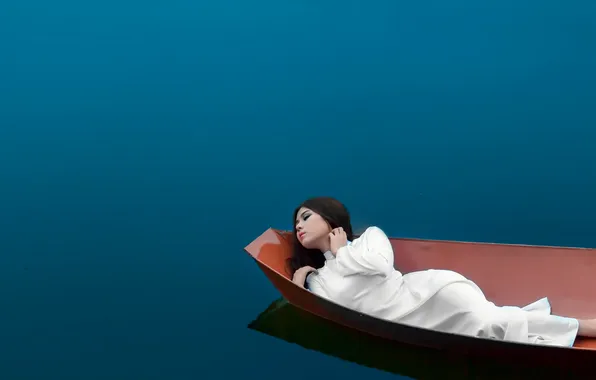 Girl, background, Asian