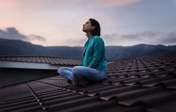 Profile, on the roof, Aleks Five