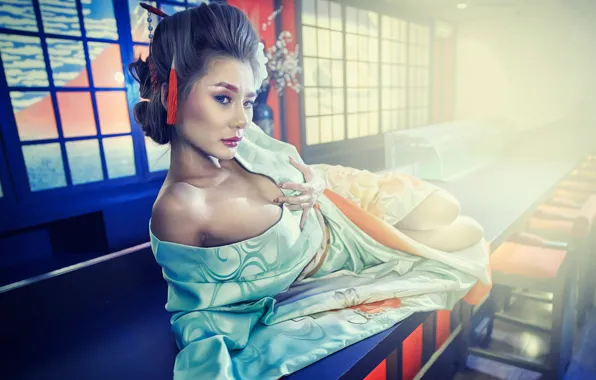 Geisha, kimono, Fashion Asia