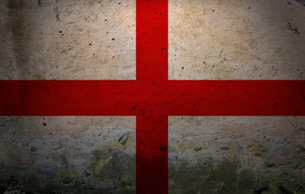 Picture red, white, England, cross, Flag