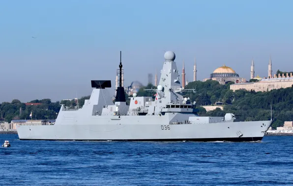 Destroyer, The Bosphorus, HMS Defender