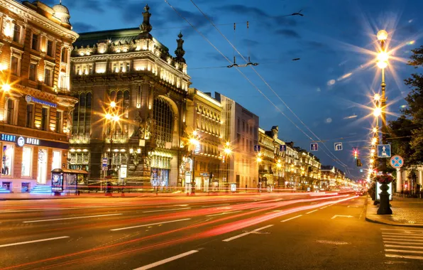 Picture street, Peter, Saint Petersburg, Russia, Russia, SPb, St. Petersburg, Nevsky Prospekt
