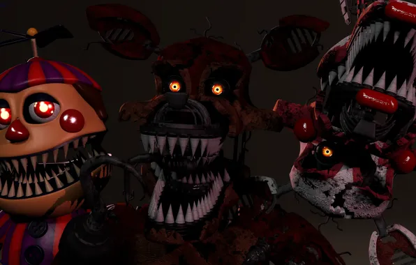 The game, doll, monsters, Five Nights at Freddy's, mechanical dolls, Five nights at Freddy's