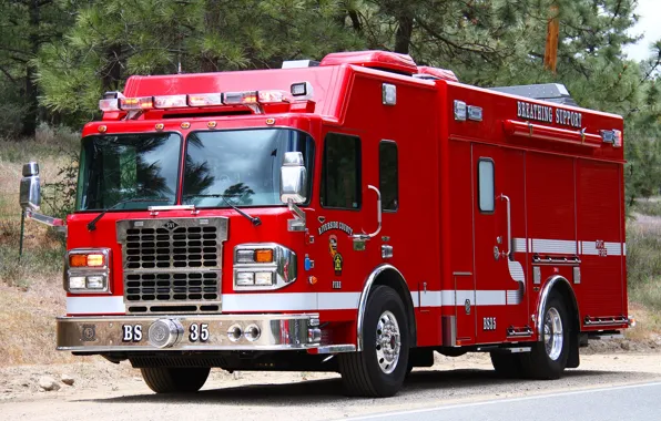 Picture design, car, fire truck