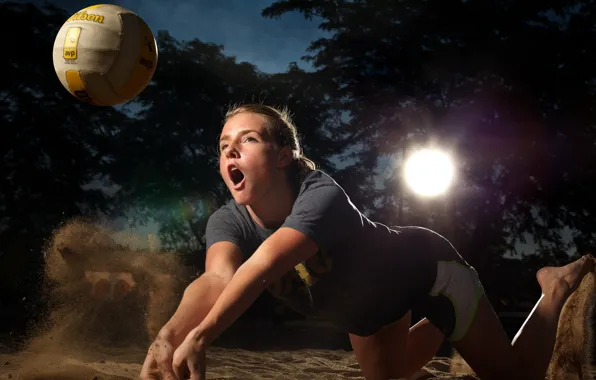 Girl, sport, volleyball