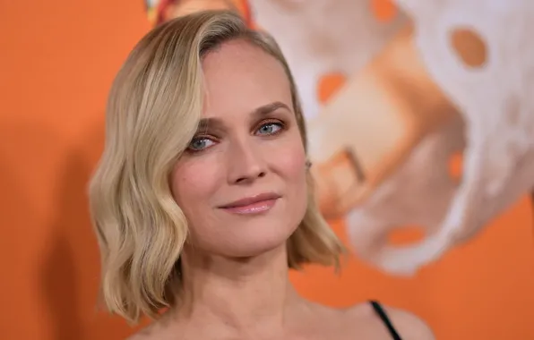 Picture look, girl, face, makeup, actress, blonde, Diane Kruger, Diane Kruger