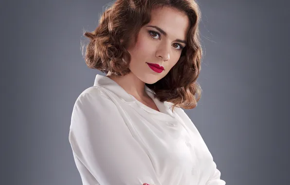 Picture look, girl, actress, Hayley Аtwell, Hayley Atwell