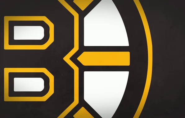 White, yellow, sign, black, icon, bear, emblem, Boston