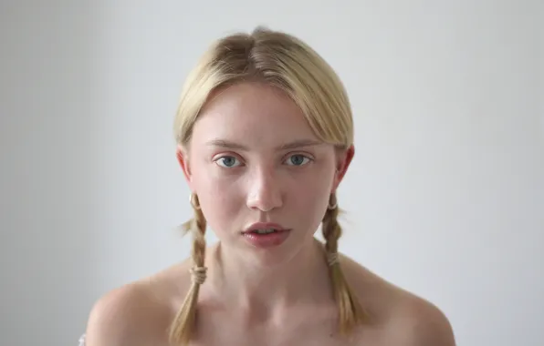 Picture portrait, braids, Helen