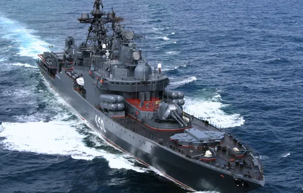 Ship, large, Navy, anti-submarine, BOD, The Northern Fleet, &quot;Admiral Chabanenko&quot;, the project 1155.1