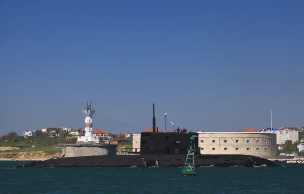 Boat, underwater, Novorossiysk, diesel, the project 636.3