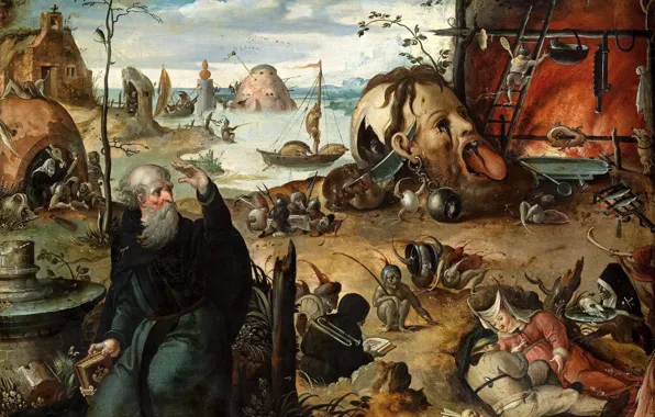 Temptation, Yang Mandan, St. Anthony