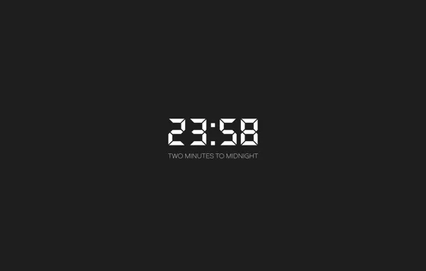 Picture white, time, digital clock, digits