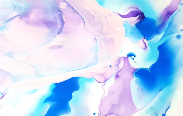 White, line, blue, abstraction, lilac, blue, paint, color