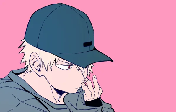 Cap, guy, My Hero Academia, Boku No Hero Academy, Bakugou Katsuki, My Hero Academy, Bakuga …