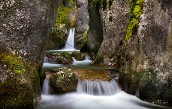 Landscape, mountains, nature, river