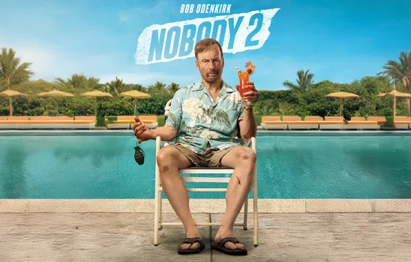 The sun, palm trees, pomegranate, pool, cocktail, action, poster, Comedy