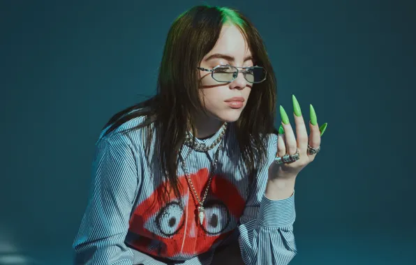 Billie Eilish ditches neon acrylic nails for a Tiny Desk Concert