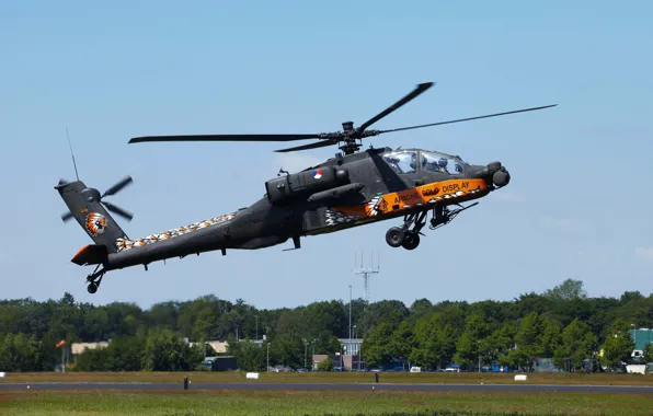Picture helicopter, combat, Apache, shock, AH-64, main, operated, since the mid-1980s,