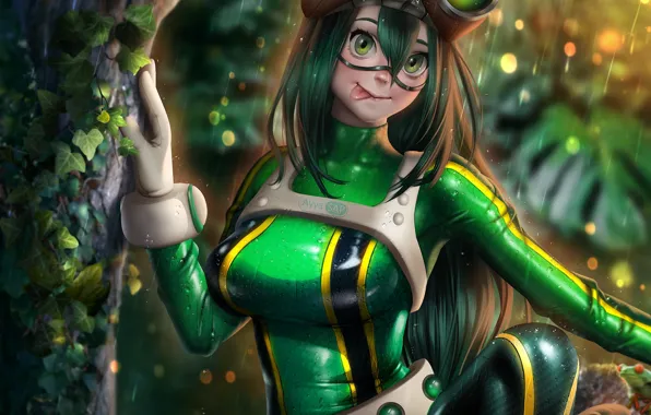 Girl, rain, ayyasap, My Hero Academia, Boku No Hero Academy, My Hero Academy, The Tsui …