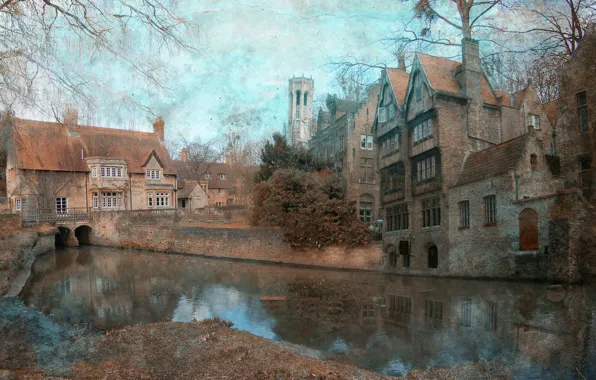 The city, river, treatment, bу dominat