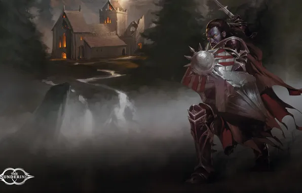 Castle, home, sword, warrior, male, shield, Dungeons &amp; Dragons