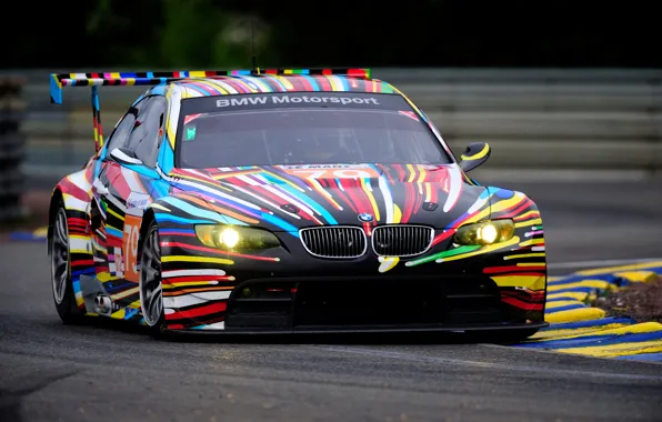 Lights, bmw, gt2, art, motorsport