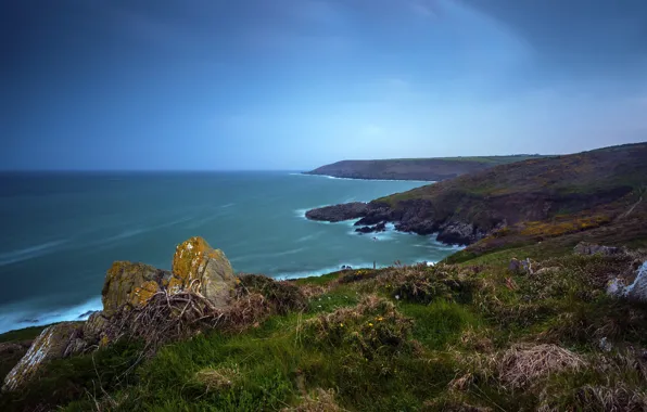 Picture sea, coast, Ireland