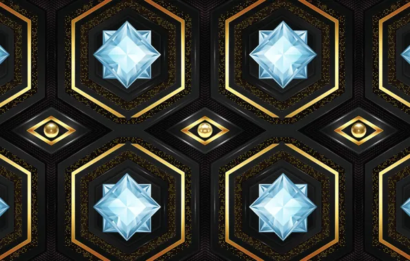 Gold, pattern, desing, light blue