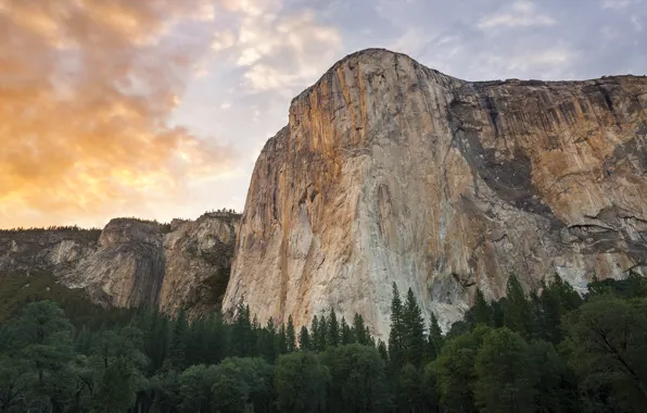 Picture mountains, apple, mac, Yosemite