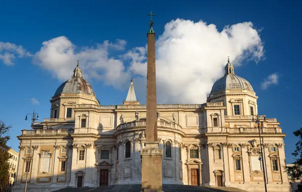 Rome, Italy, Church, obelisk, Santa Maria Maggiore