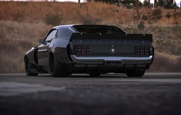 Mustang, Ford, Auto, Machine, Ford Mustang, Rendering, The front, Rostislav Prokop