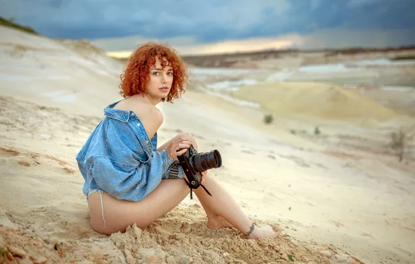 Look, landscape, sexy, pose, model, makeup, figure, hairstyle