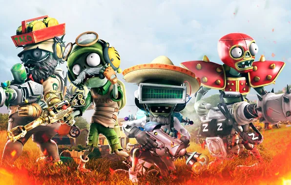 Zombies, Electronic Arts, PopCap, Plants vs Zombies Garden Warfare