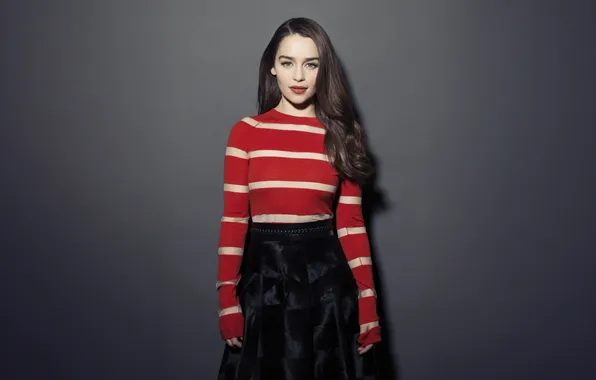 Look, pose, makeup, figure, actress, hair, Emilia Clarke, pose