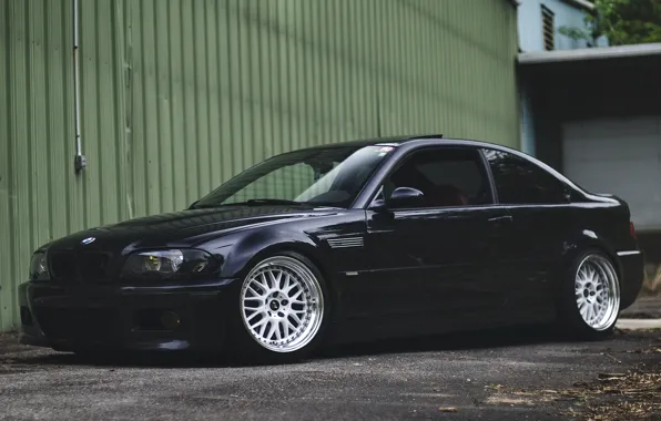 BMW, black, E46