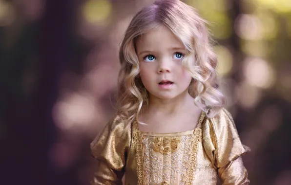 Portrait, girl, child