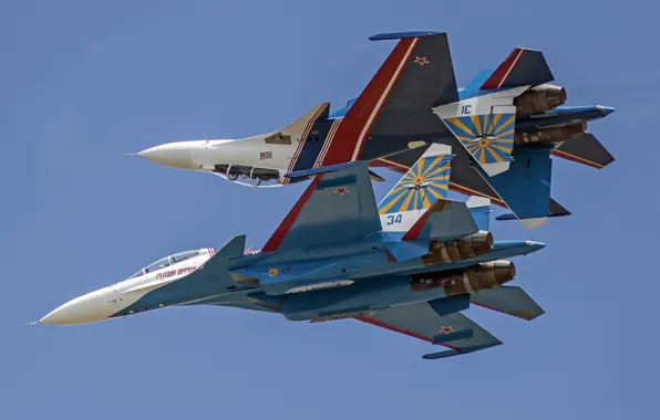 Picture Sukhoi, Flanker, Su-30SM