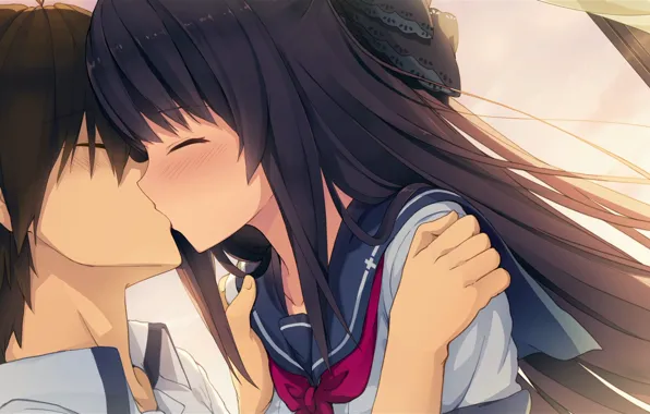 Kiss, pair, two