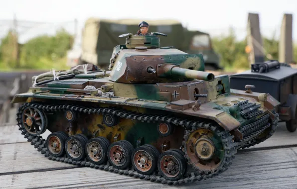 Toy, tank, model